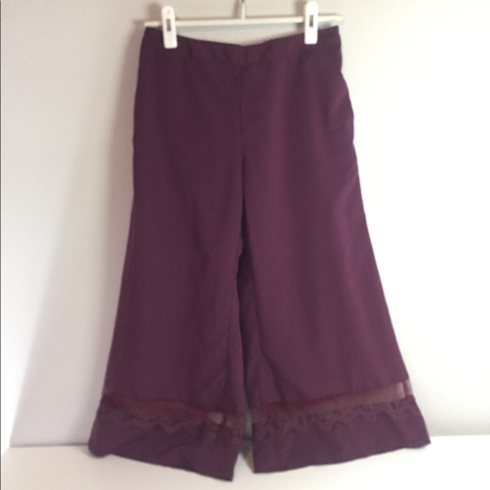 Anthropologie Culotte Pajama Pants